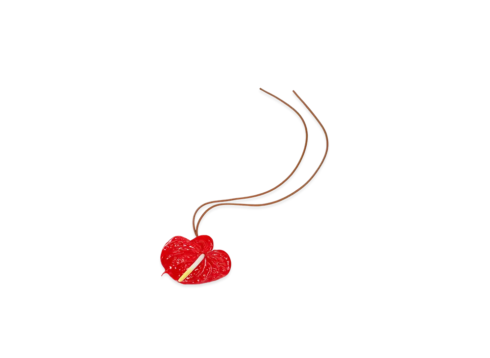 LOEWE Anthurium Charm "Red"