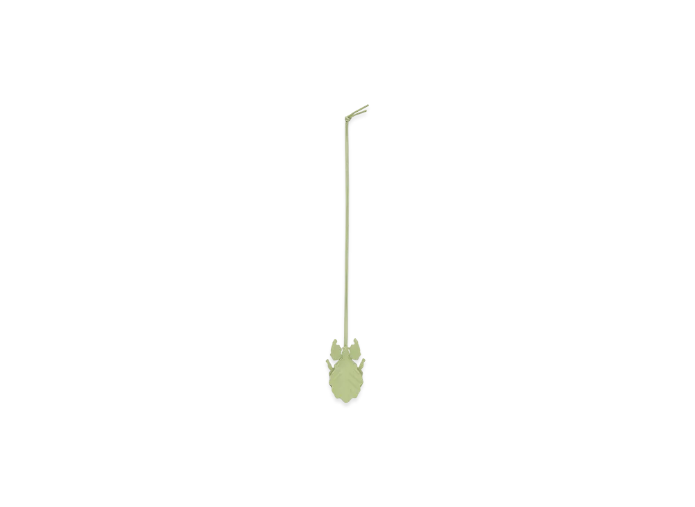 LOEWE Leaf Insect Key Fob Charm "Light Pear"