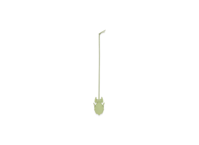 LOEWE Leaf Insect Key Fob Charm "Light Pear"