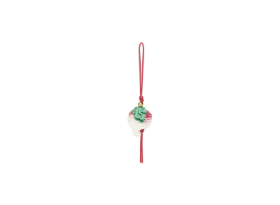LOEWE Radish Charm "Crimson/Soft White"