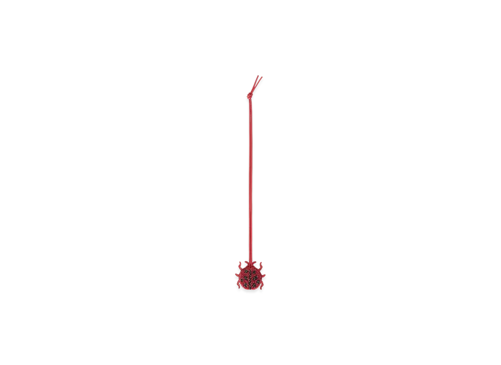 LOEWE Ladybug Key Fob Charm "Ruby Red"
