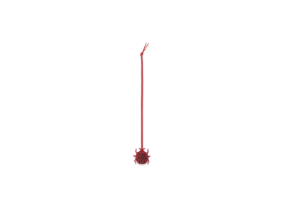 LOEWE Ladybug Key Fob Charm "Ruby Red"