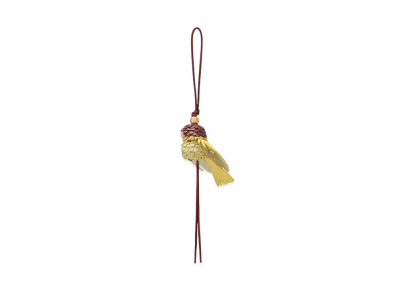 LOEWE Bird Charm in Classic Calfskin "Multicolor"