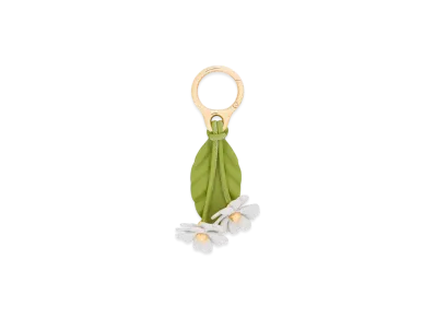 LOEWE Chamomile Flower Charm "White/Green"