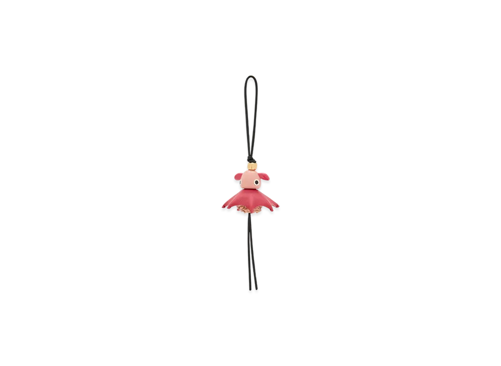 LOEWE Pink Puzzle Charm "Black/Pink"
