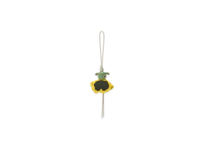 LOEWE Pansy Puzzle Charm "White/Yellow"