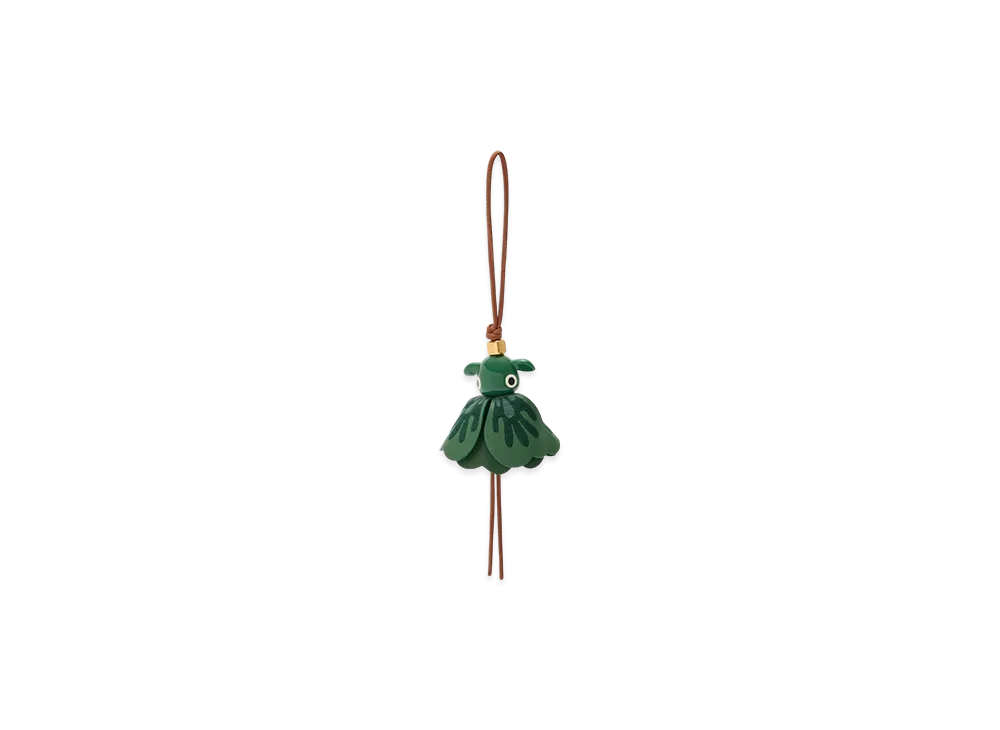 LOEWE Lucky Puzzle Charm "Tan/Dark Green"