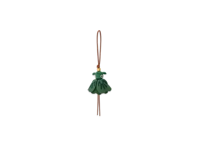 LOEWE Lucky Puzzle Charm "Tan/Dark Green"