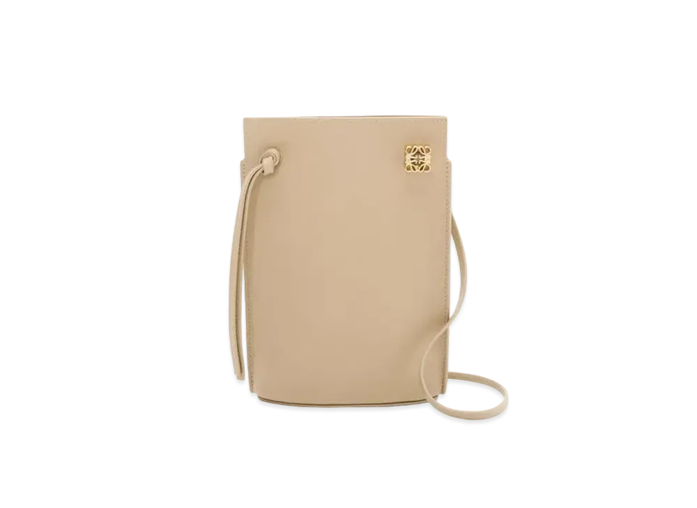 LOEWE Dice Pocket In Classic Calfskin "Paper Craft"