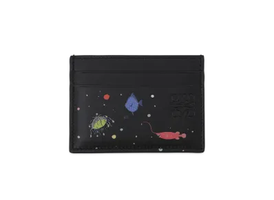 LOEWE Plain Cardholder Deep Sea "Black"