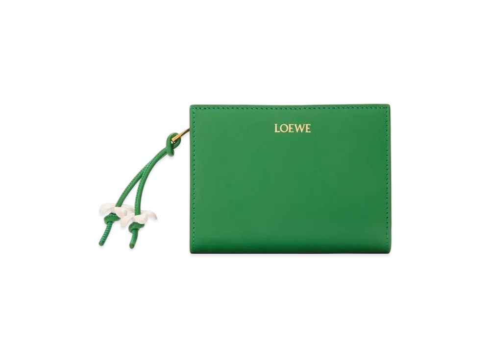 LOEWE Compact Wallet "Tropical Green/White"