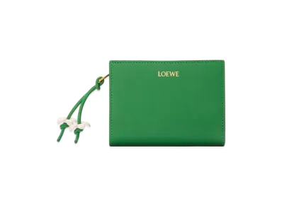 LOEWE Compact Wallet "Tropical Green/White"