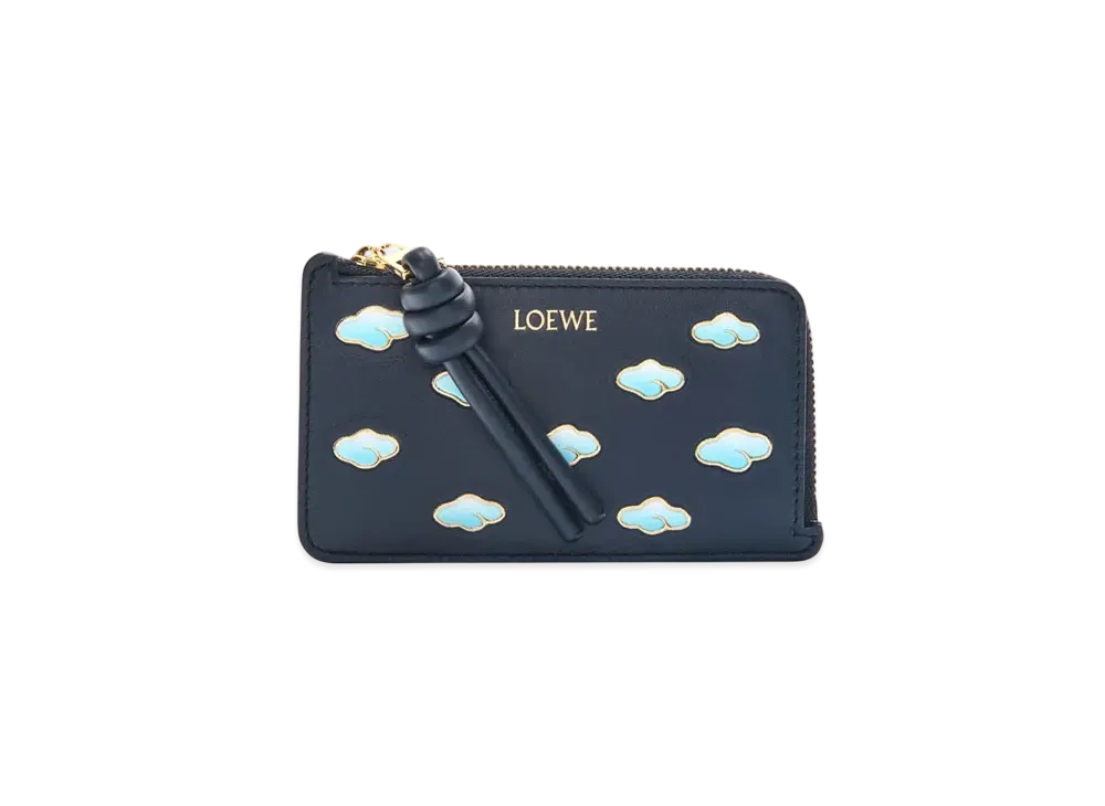 ロエベ コインカードホルダー (ナパカーフ) "ダークインク" C643Z40X82-4921(11248374)