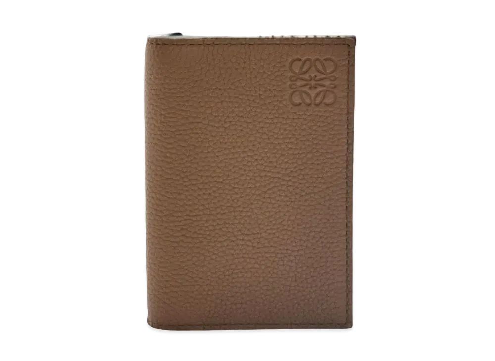 LOEWE Bifold Card Holder Soft Grain Calf "Winter Brown"