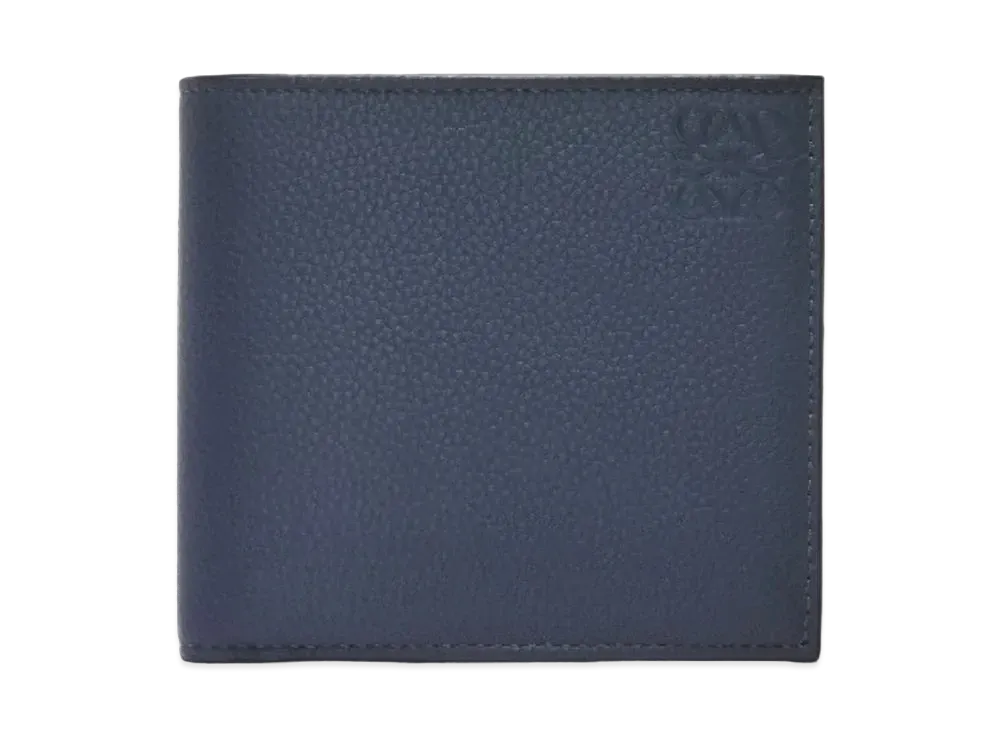 LOEWE Bayfold Coin Wallet Soft Grain Calf "Deep Navy"