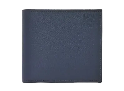 LOEWE Bayfold Coin Wallet Soft Grain Calf "Deep Navy"