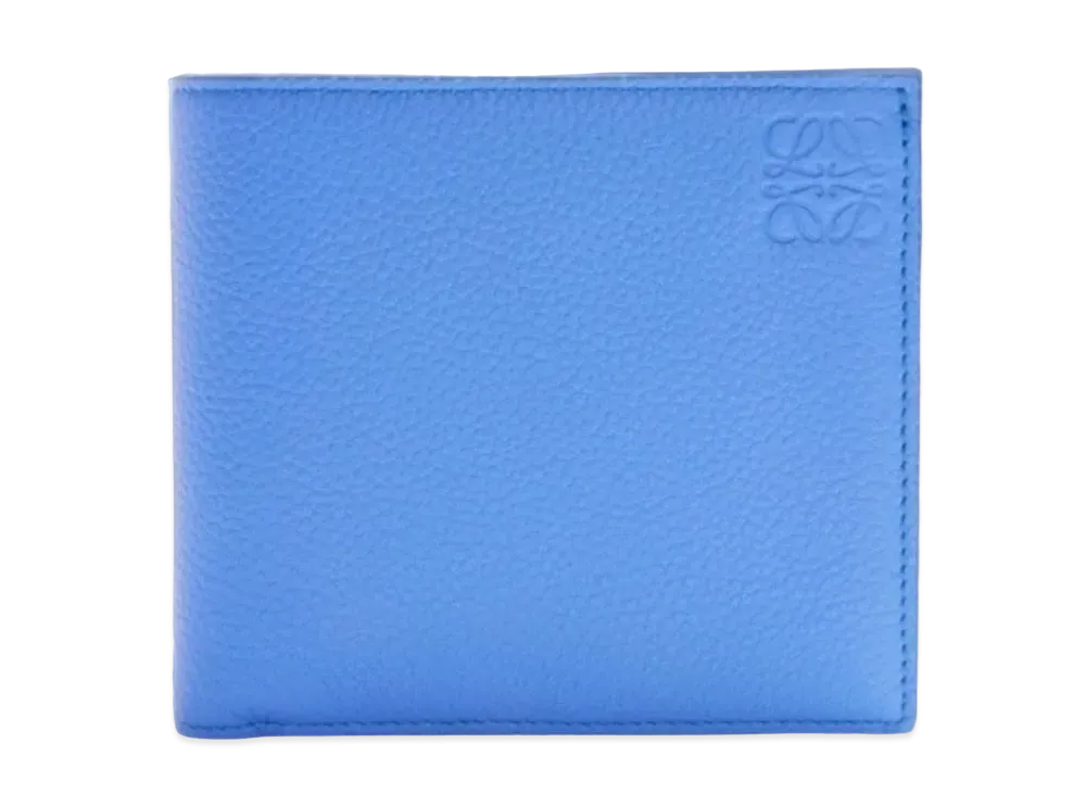 LOEWE Bayfold Coin Wallet Soft Grain Calf "Seaside Blue"
