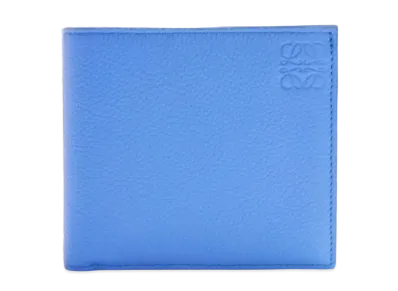 LOEWE Bayfold Coin Wallet Soft Grain Calf "Seaside Blue"