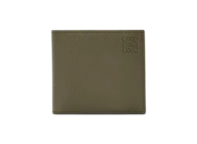 LOEWE Bifold Coin Wallet "Khaki Green"