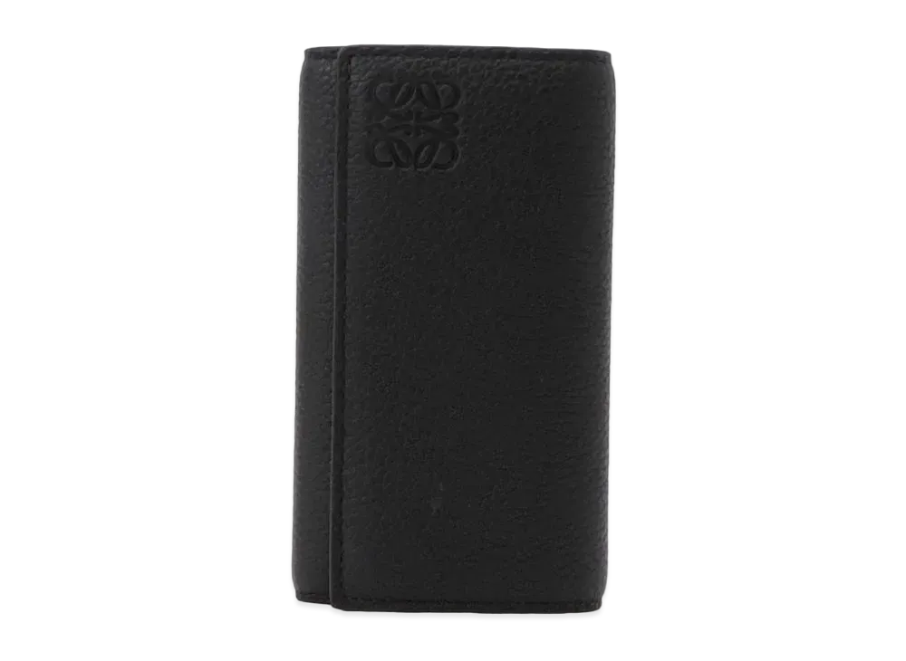 LOEWE Key Case Soft Grain Calf "Black"