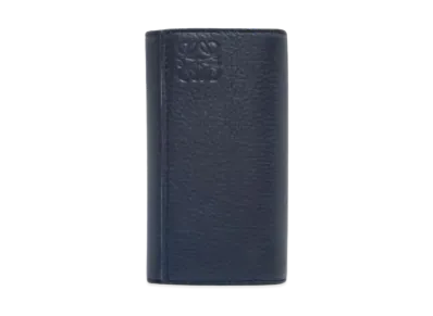 LOEWE Key Case Soft Grain Calf "Deep Navy"
