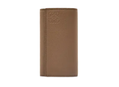 LOEWE Key Case Soft Grain Calf "Winter Brown"