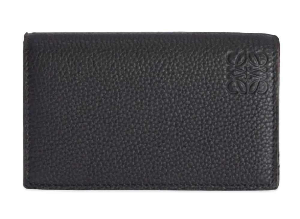 LOEWE Business Card Holder Soft Grain Calf "Anthra Site"