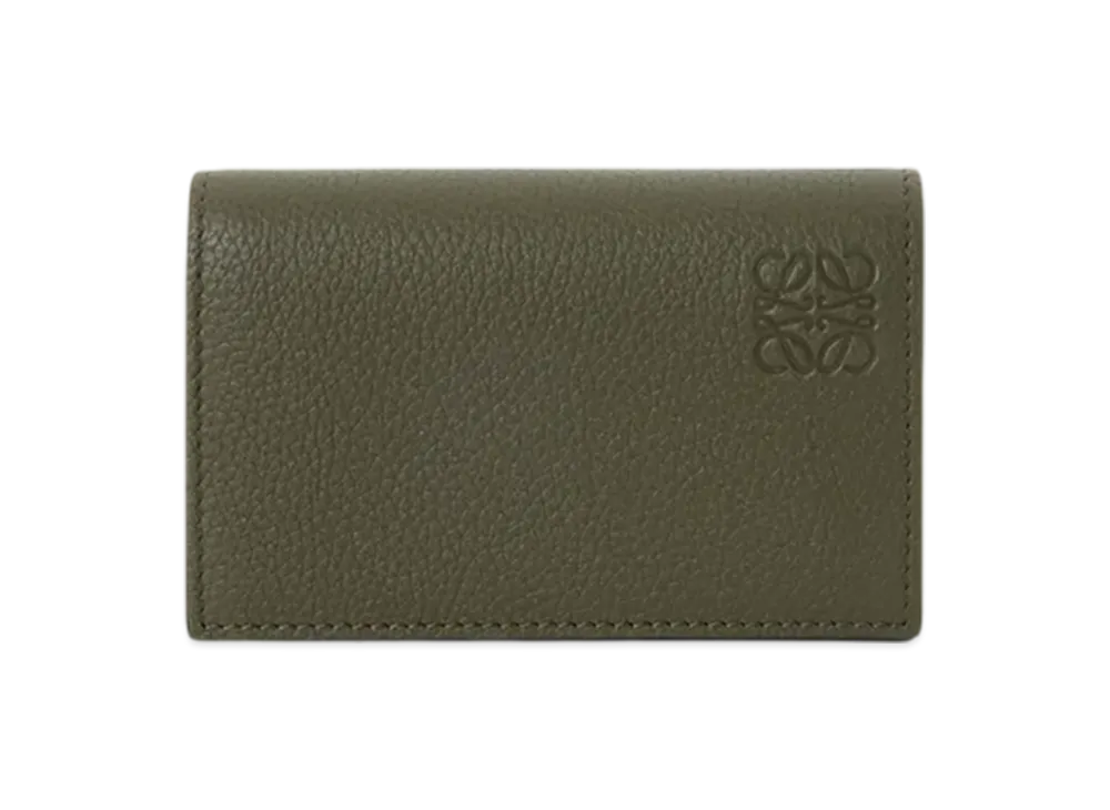 LOEWE Business Card Holder "Khaki Green"