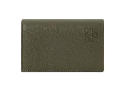 LOEWE Business Card Holder "Khaki Green"
