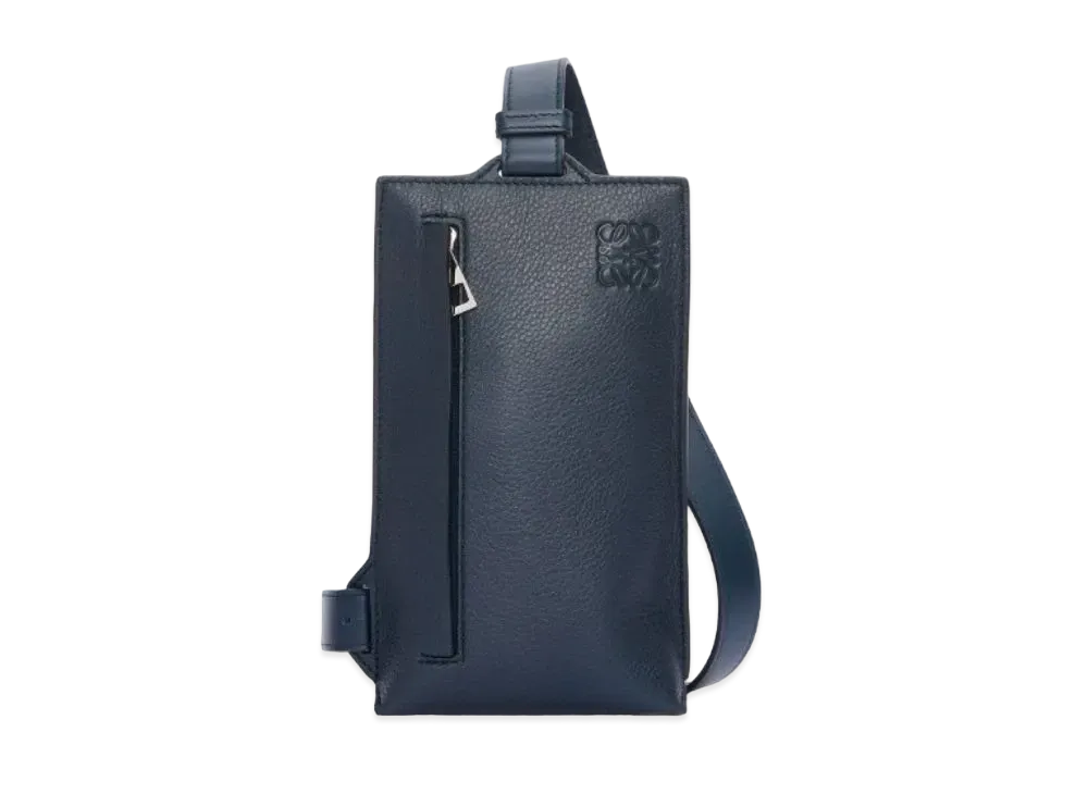 LOEWE Vertical T Pocket Grain Calf "Deep Navy"
