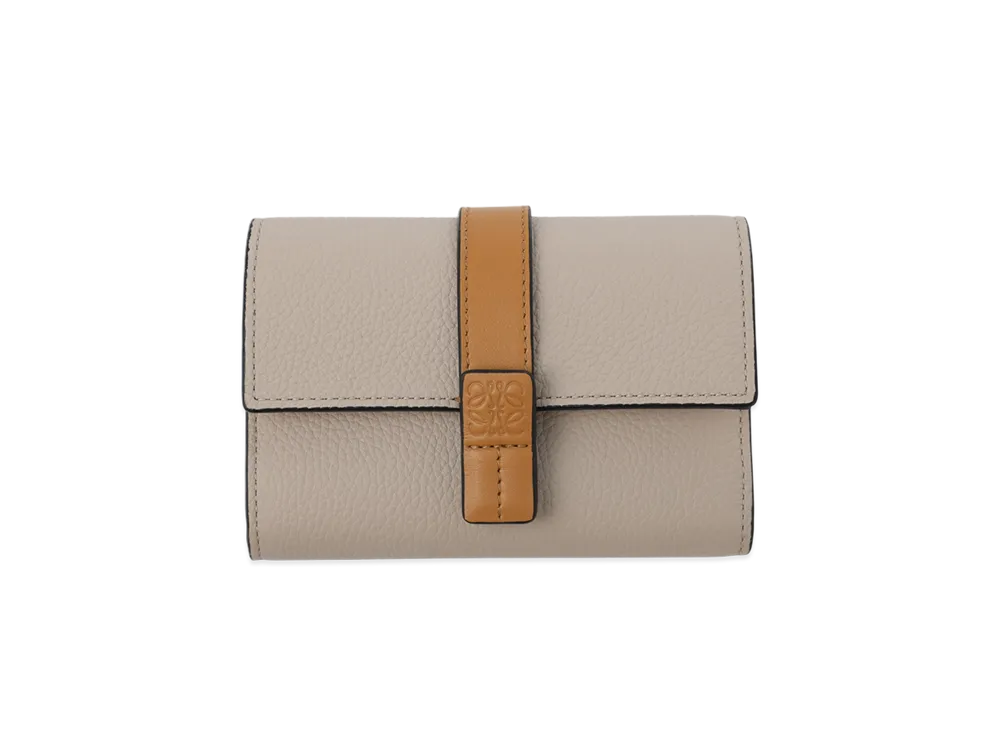 LOEWE SGC Small Vertical Wallet "Light Oat/Honey"