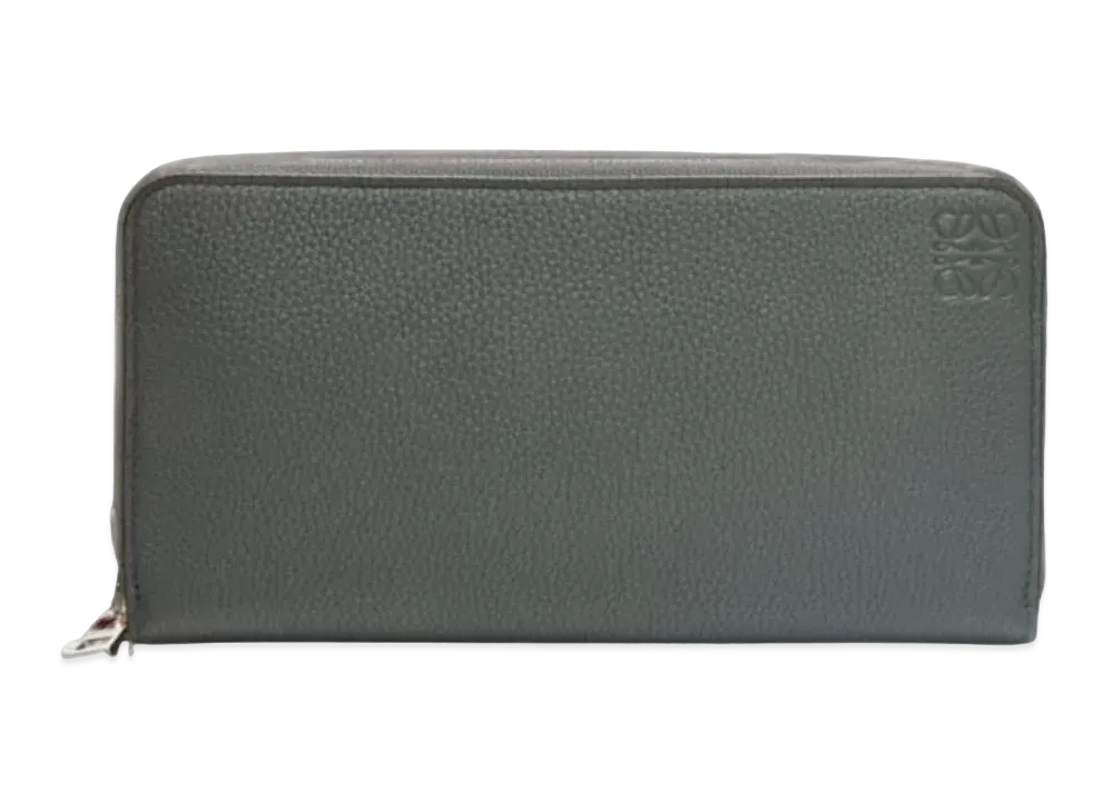 LOEWE Zip Around Wallet Soft Grain Calf "Anthra Site"
