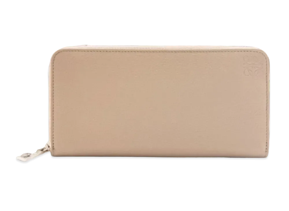 LOEWE Zip Around Wallet Soft Grain Calf "Sand"