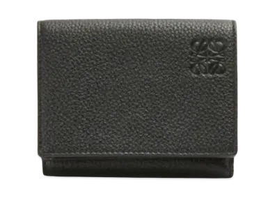 LOEWE Trifold Wallet Soft Grain Calf "Black"