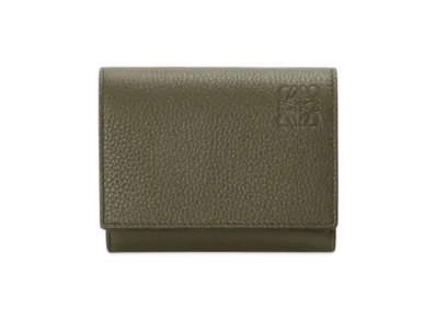 LOEWE Trifold Wallet "Khaki Green"