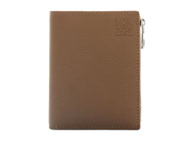 LOEWE Slim Compact Wallet Soft Grain Calf "Winter Brown"