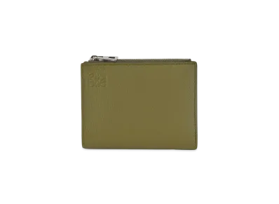 LOEWE Anagram Slim Compact Wallet "Khaki"