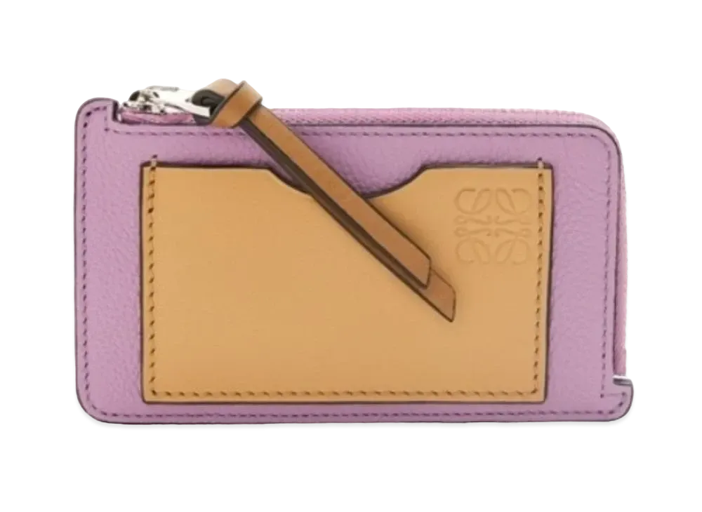 LOEWE Coin Card Holder Soft Grain Calf "Gimove/Gold"