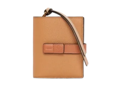 LOEWE Compact Zip Wallet Soft Grain Calf "Toffy/Tongue"