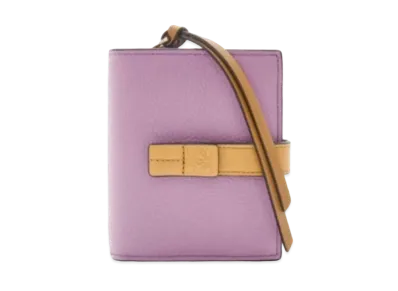 LOEWE Compact Zip Wallet Soft Grain Calf "Gimove/Gold"