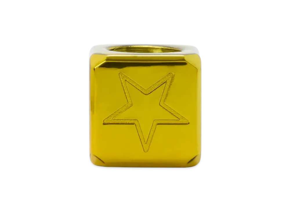 LOEWE Anagram Cube Dice "Yellow"