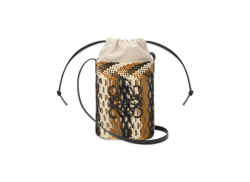 LOEWE Square Pocket "Chocolate/Ochre"