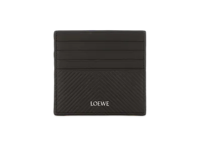 LOEWE Graphite Leather Card Holder "Grey"