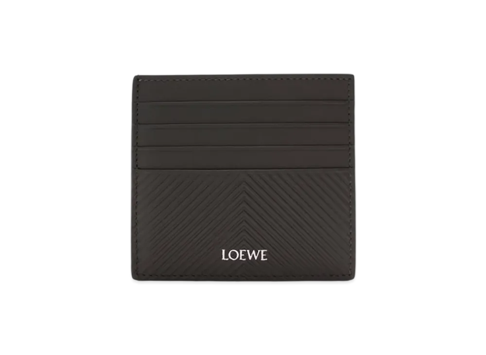 LOEWE Open Card Holder "Dark Grey"