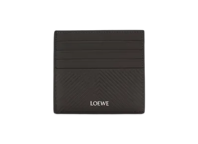 LOEWE Open Card Holder "Dark Grey"