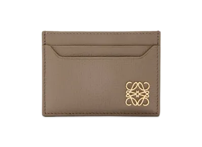 LOEWE Anagram Plain Card Holder "Taupe"