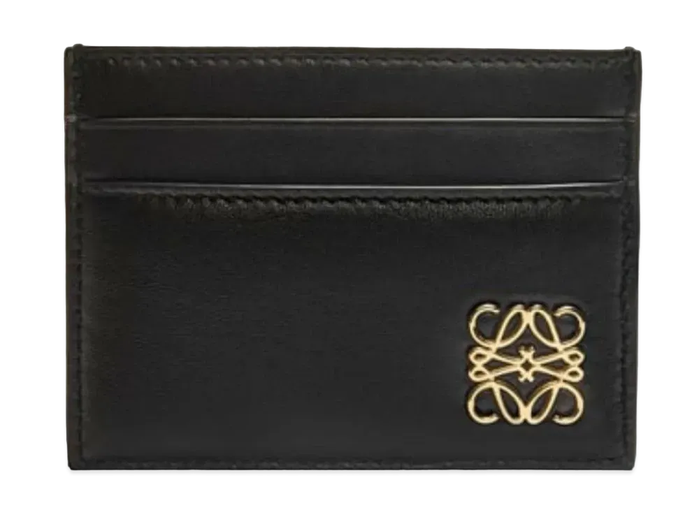 LOEWE Puffer Anagram Plain Card Holder Shinina Pakaf "Black"