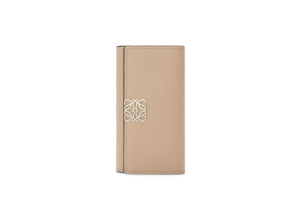 LOEWE Anagram Key Case "Sand"