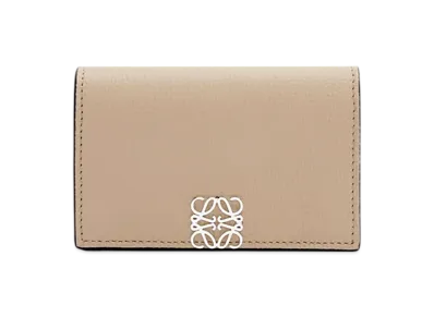 LOEWE Anagram Business Card Holder "Sand"