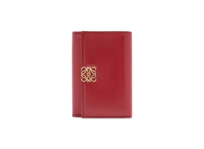LOEWE Puffer Anagram Vertical Wallet Small "Burnt Red"